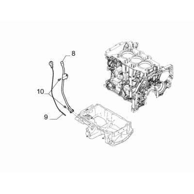 FIAT 600 2023-Present Lubrication System Hose