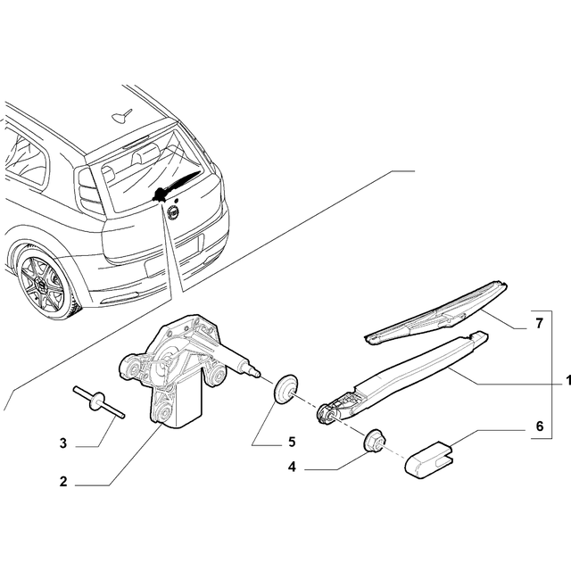 Hybrox Ultra Flat Beam Windscreen Wiper Blades For Fiat Punto (2005+ ) | 650mm & 375mm