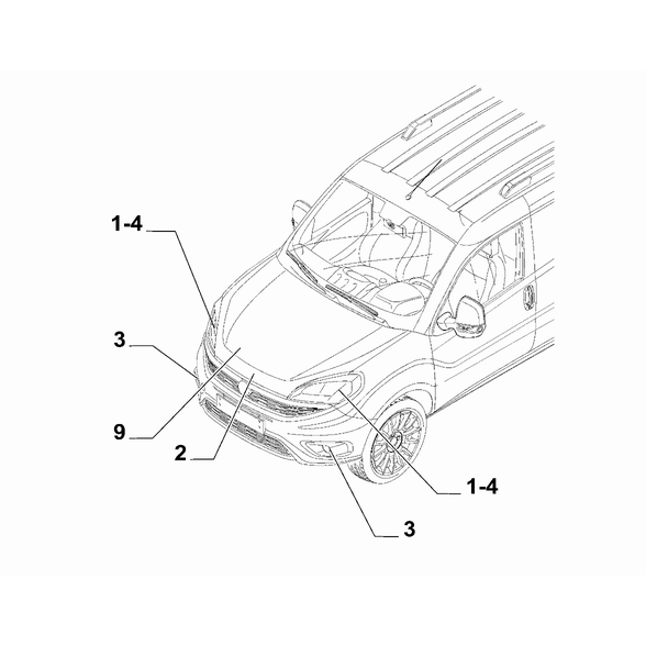 FIAT Doblo 2023-Present Cable Assembly Connectors Connector Kit
