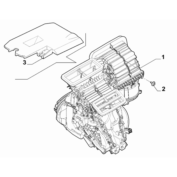FIAT 500X 2016-Present Ventilation And Heating Screw