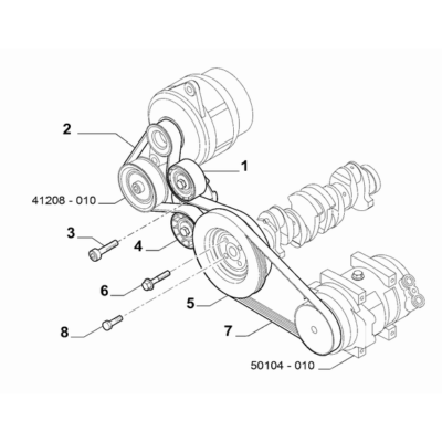 FIAT Ducato 2006-2020 Miscellaneous Controls (Belts And Pulleys) Screw