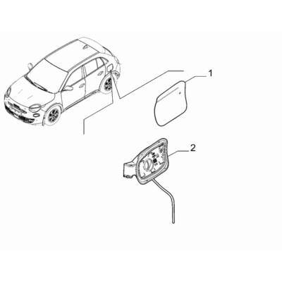 FIAT 600 2023-Present Air Filters And Lids Covering