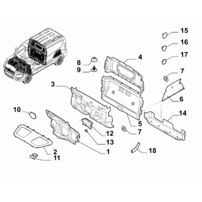FIAT Doblo 2011-2022 Isolations And Paddings Plug