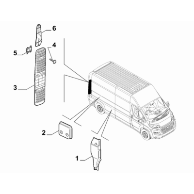 FIAT Ducato 2006-2020 Interior Trim Bracket