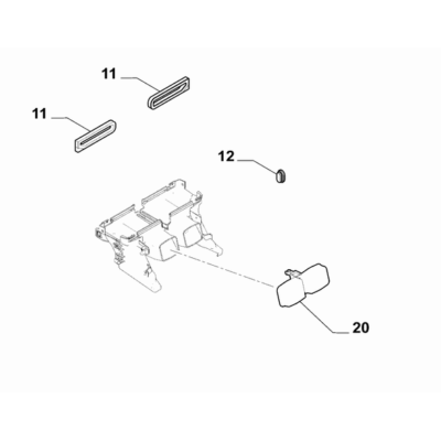 FIAT Doblo 2023-Present Ventilation And Heating Adhesive Label