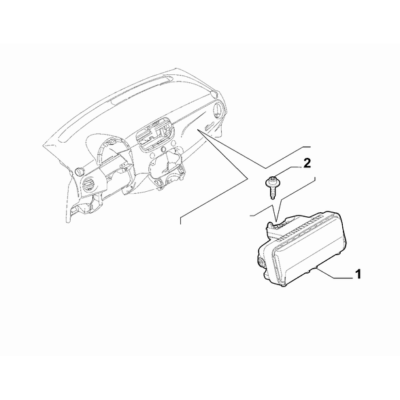 FIAT 500 2007-2016 Air-Bag Devices Screw