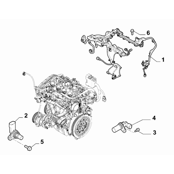 FIAT Ducato 2021-Present Fuel Injection System Cable Harness