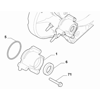 FIAT Doblo 2023-Present Speedometer And Drive Seal Gasket