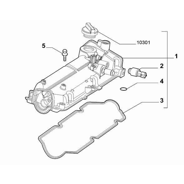 FIAT 500 2007-2016 Crankcase And Cylinder Head Screw