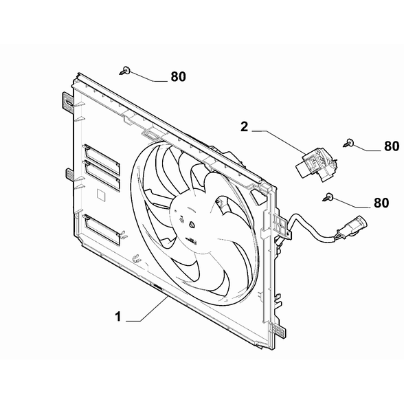 FIAT Doblo 2023-Present Fan And Fan Drive Screw