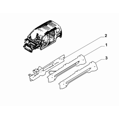 FIAT Doblo 2023-Present Bodyshell, Panels (Central Part) Reinforcement