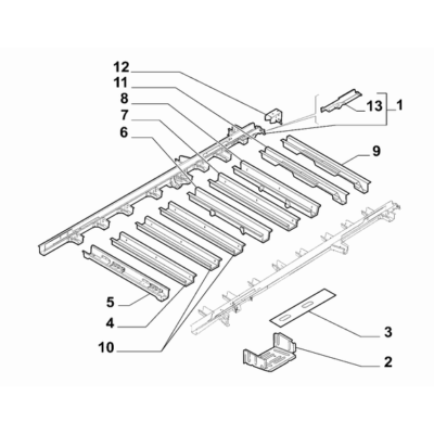 FIAT Ducato 2021-Present Floor Pannel Crossrail
