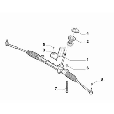 FIAT 500X 2016-Present Steering Gear Protection
