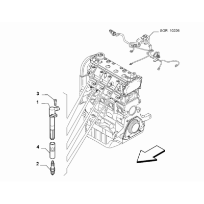 FIAT 124 Spider 2017-2020 Engine Ignition System Screw
