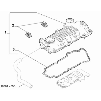 FIAT 500 2016-Present Crankcase And Cylinder Head Seal Gasket