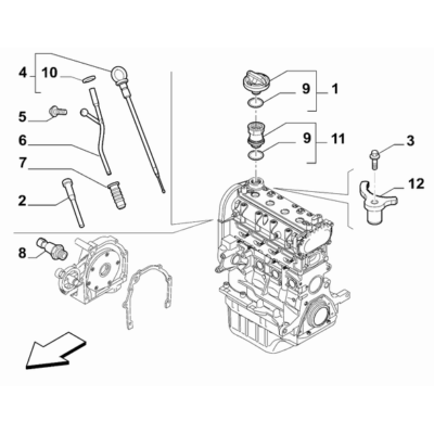 FIAT Abarth 595 2012-Present Lubrication System Cap
