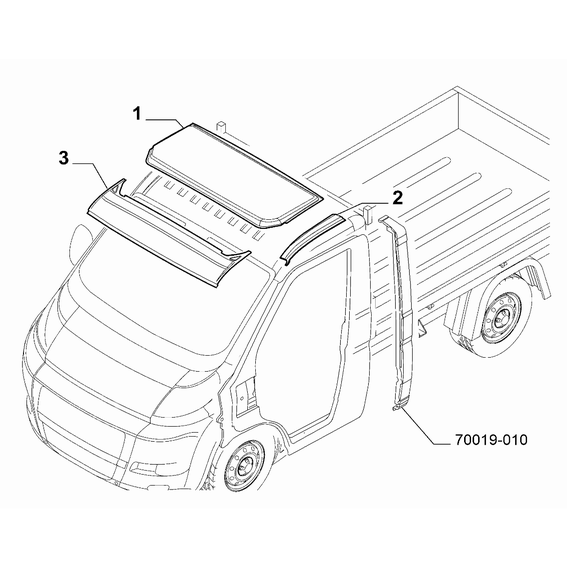 FIAT Ducato 2021-Present Bodyshell, Panels (Front Part) Metal Lining