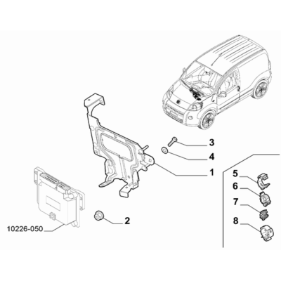 FIAT Fiorino 2022-Present Pre-Filter Plane Washer