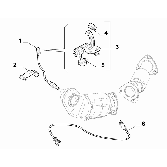 FIAT Ducato 2006-2020 Exhaust Piping Bracket