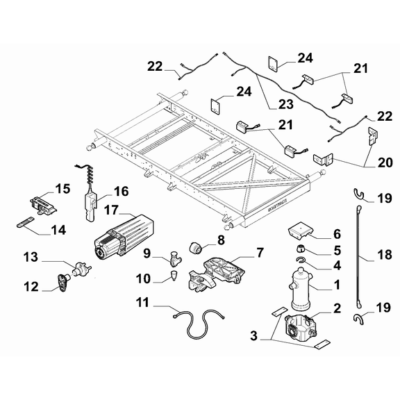 FIAT Ducato 2021-Present Bed, Front Ends And Sides Plate