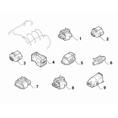 FIAT Fiorino 2007-2021 Fuel Injection System Connector Kit