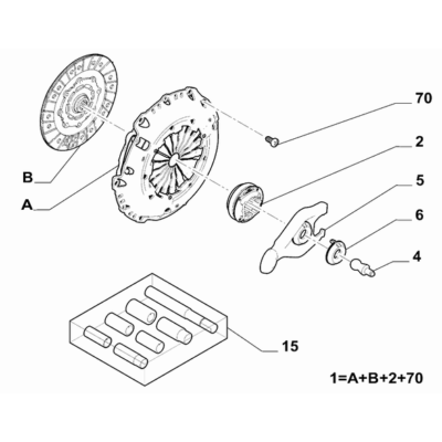 FIAT 600 2023-Present Clutch Group Pin
