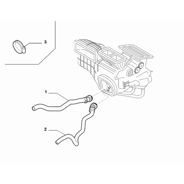 FIAT Abarth Punto Evo 2010-2013 Ventilation And Heating Collar