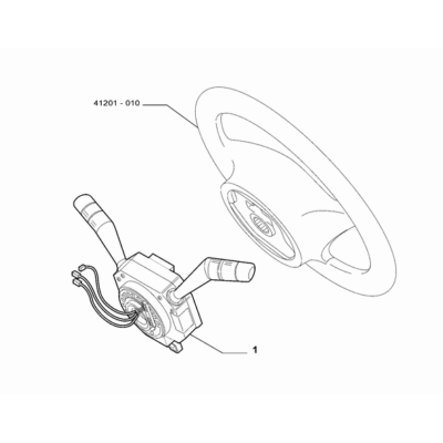 FIAT Abarth Punto Evo 2010-2013 Signalling Devices Switch Unit