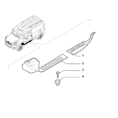 FIAT Doblo 2011-2022 Mats Pad