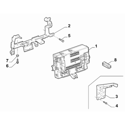 FIAT Ducato 2021-Present Interconnection And Remote Control Switch Clip