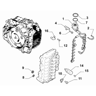 FIAT Doblo 2023-Present Automatic Gears Screw