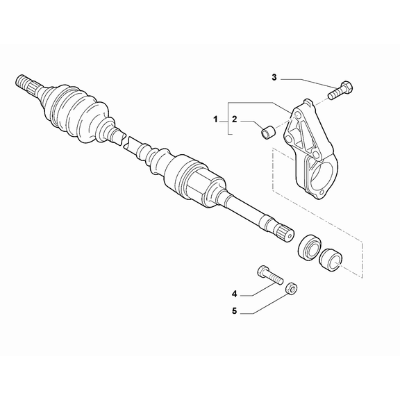 FIAT Ducato 2006-2020 Driveshaft Mounting Nut