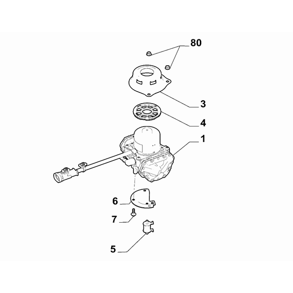 FIAT 600 2023-Present Brake Vacuum System Vacuum Pump