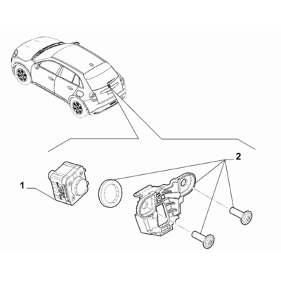 FIAT 600 2023-Present Signalling Devices Ornament