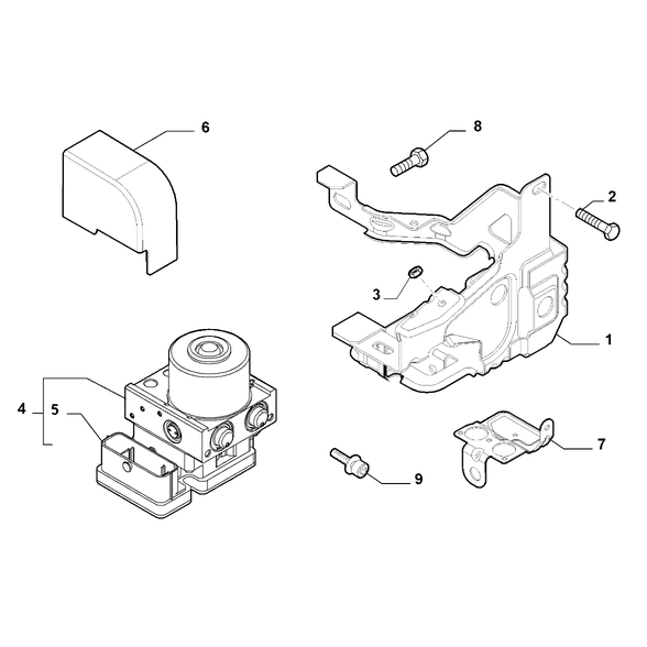 FIAT Doblo 2011-2022 Brake Hydraulic System Screw