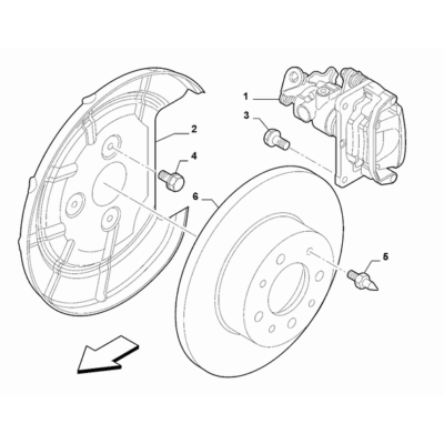 FIAT 500L 2012-2022 Rear Wheel Brakes Protection