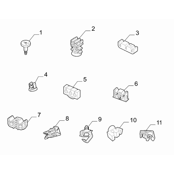 FIAT 600 2023-Present Braking System Fixings Screw