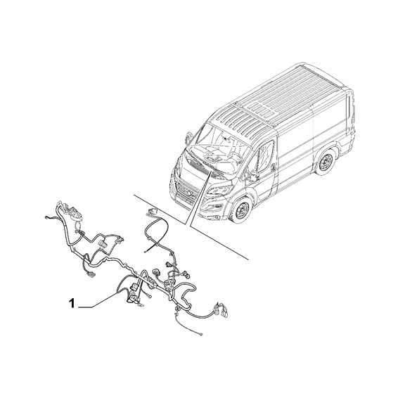FIAT Ducato 2021-Present Cable Set (Centre) Cable Harness