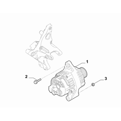 FIAT 124 Spider 2017-2020 Current Generating System Screw And Washerassy