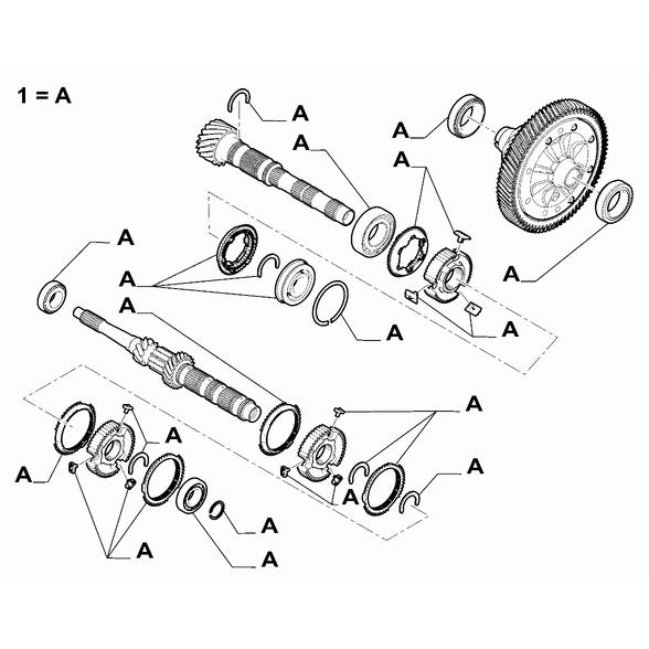 FIAT Doblo 2023-Present Transmission Case And Covers Transmission Gaskets