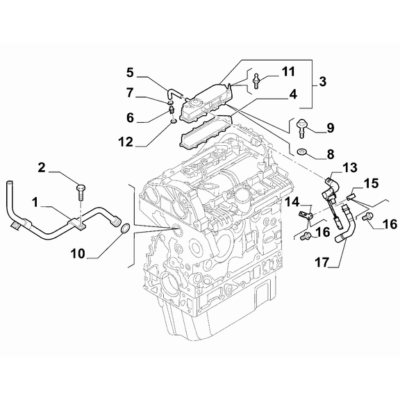 FIAT Ducato 2006-2020 Lubrication System Bracket