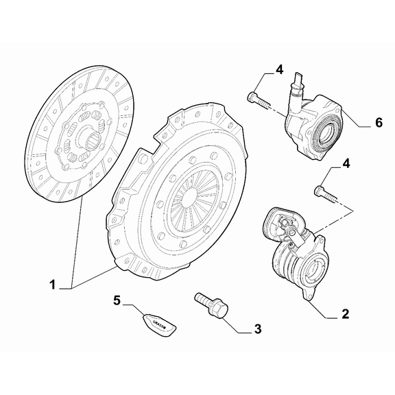 FIAT Ducato 2006-2020 Clutch Group Screw