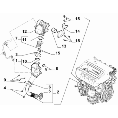 FIAT Fiorino 2022-Present Exhaust Gas Control Device Sleeve