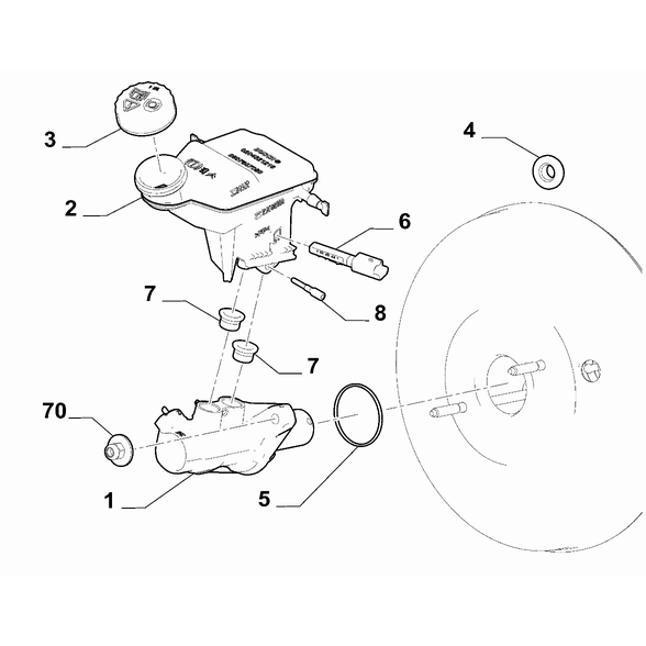 FIAT Doblo 2023-Present Hydraulic Brake System Kit