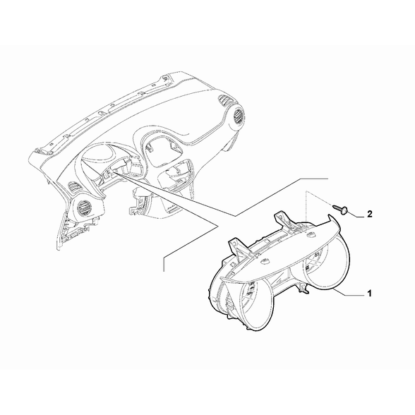 FIAT Abarth Punto Evo 2010-2013 Operation Indicators Screw