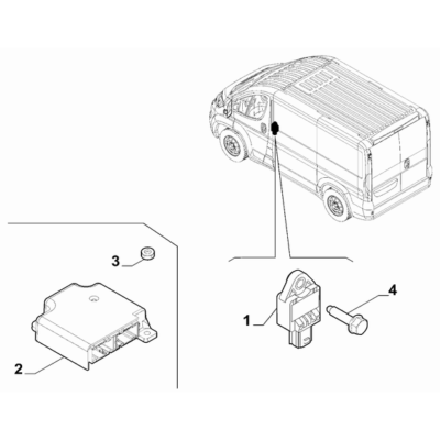 FIAT Ducato 2021-Present Air-Bag Devices Sensor