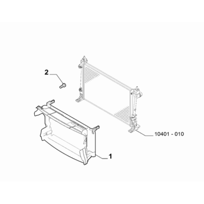FIAT 500 2016-Present Fan And Fan Drive Screw