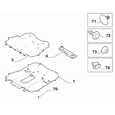 FIAT Doblo 2023-Present Frame Guards Shield
