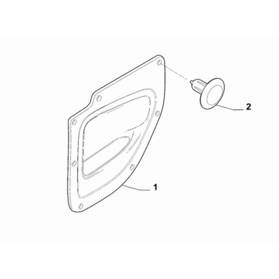 FIAT Fiorino 2007-2021 Panels For Rear Side Door Pin