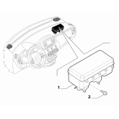 FIAT 500X 2016-Present Air-Bag Devices Screw